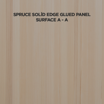 Ladin Solid Masif Panel - A-A Yüzey Kalitesi