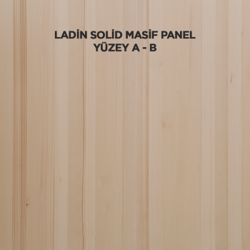 Ladin Solid Masif Panel - A-B Yüzey Kalitesi