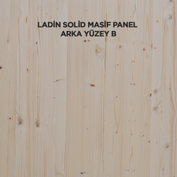 Ladin Solid Masif Panel - B-B Yüzey Kalitesi