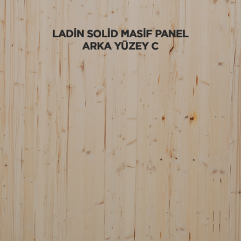 Ladin Solid Masif Panel - B-C Yüzey Kalitesi